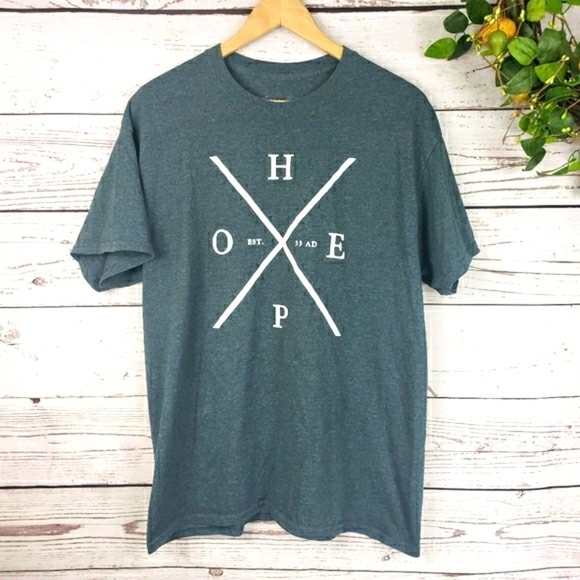 SUNFROG SHIRTS Hope T-Shirt Gray Size L - Picture 6 of 6